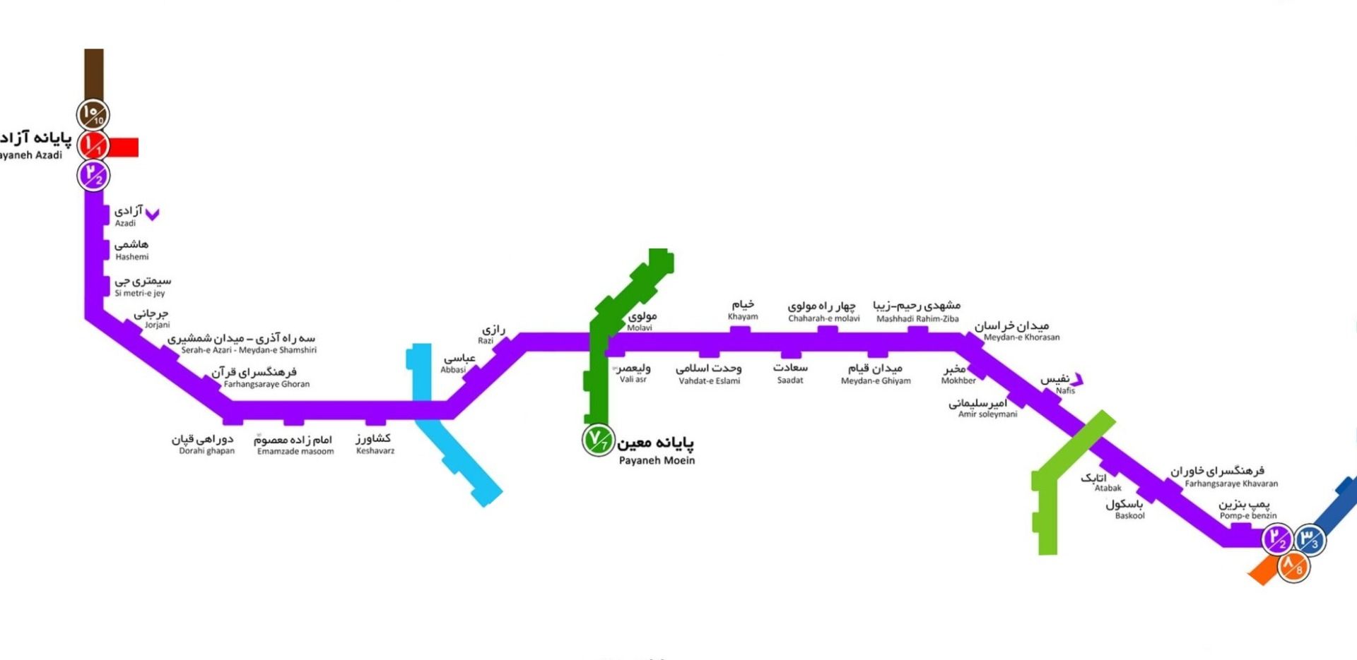 خط ۲ BRT تهران