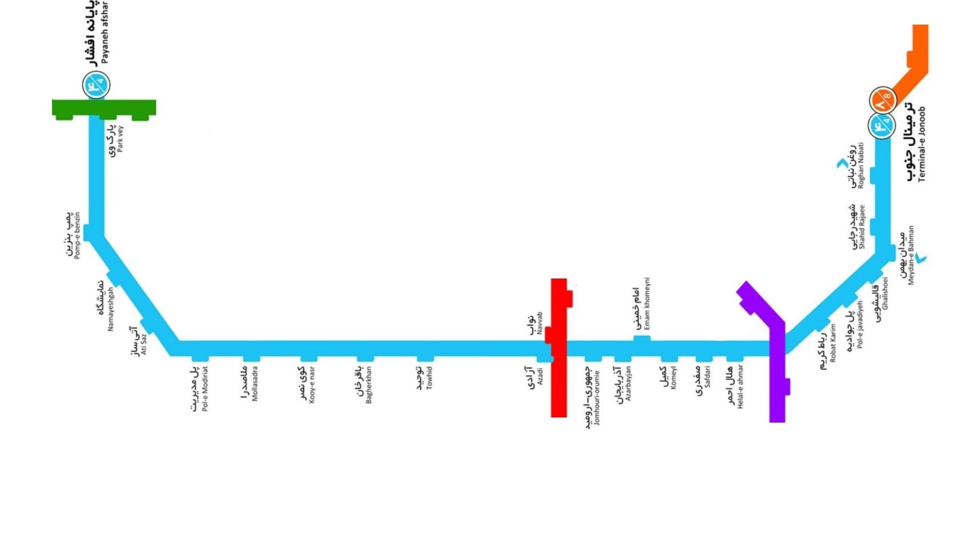 خط ۴ BRT تهران