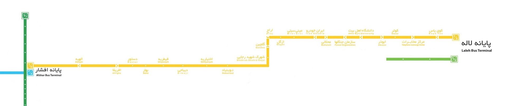 خط ۶ BRT تهران