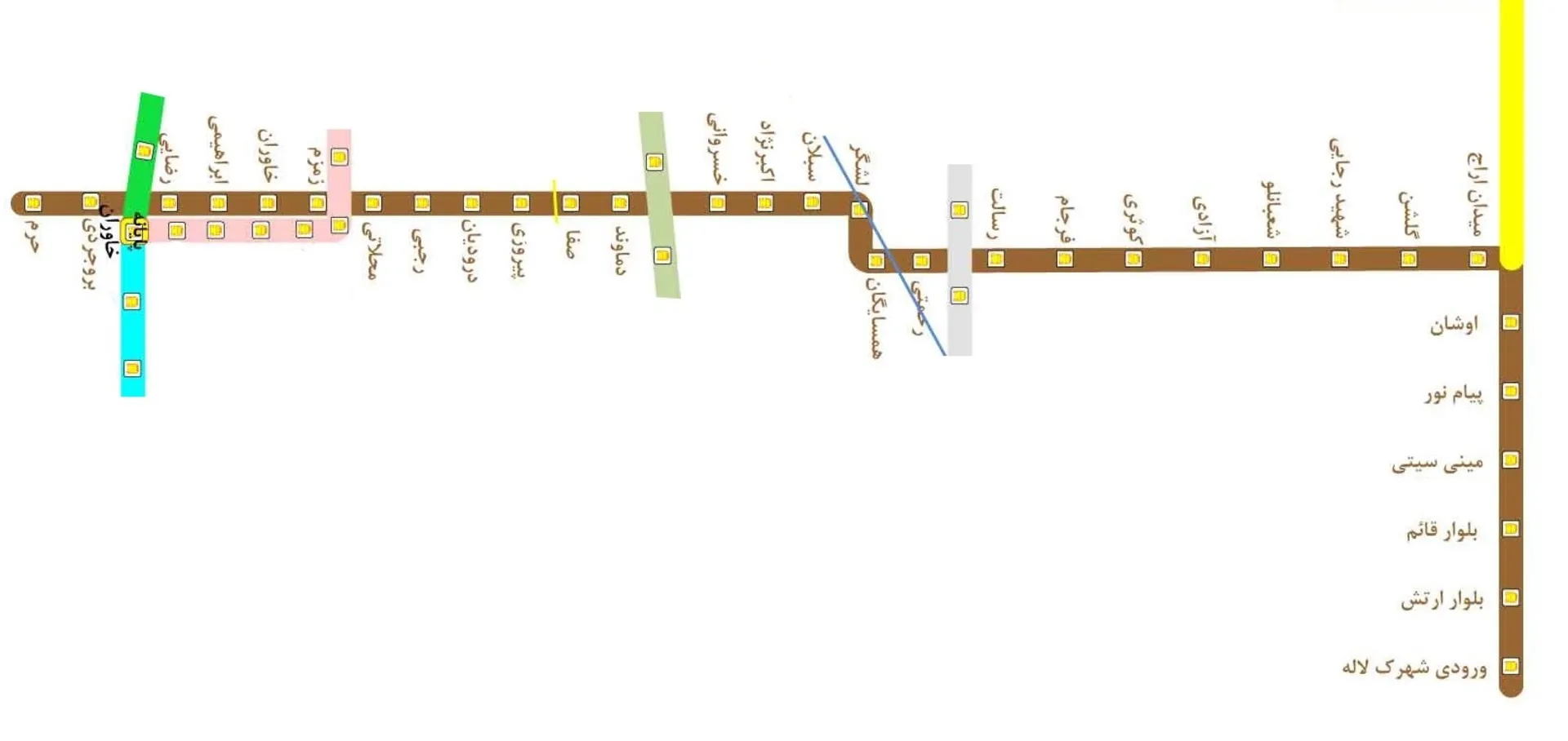 خط ۹ BRT تهران