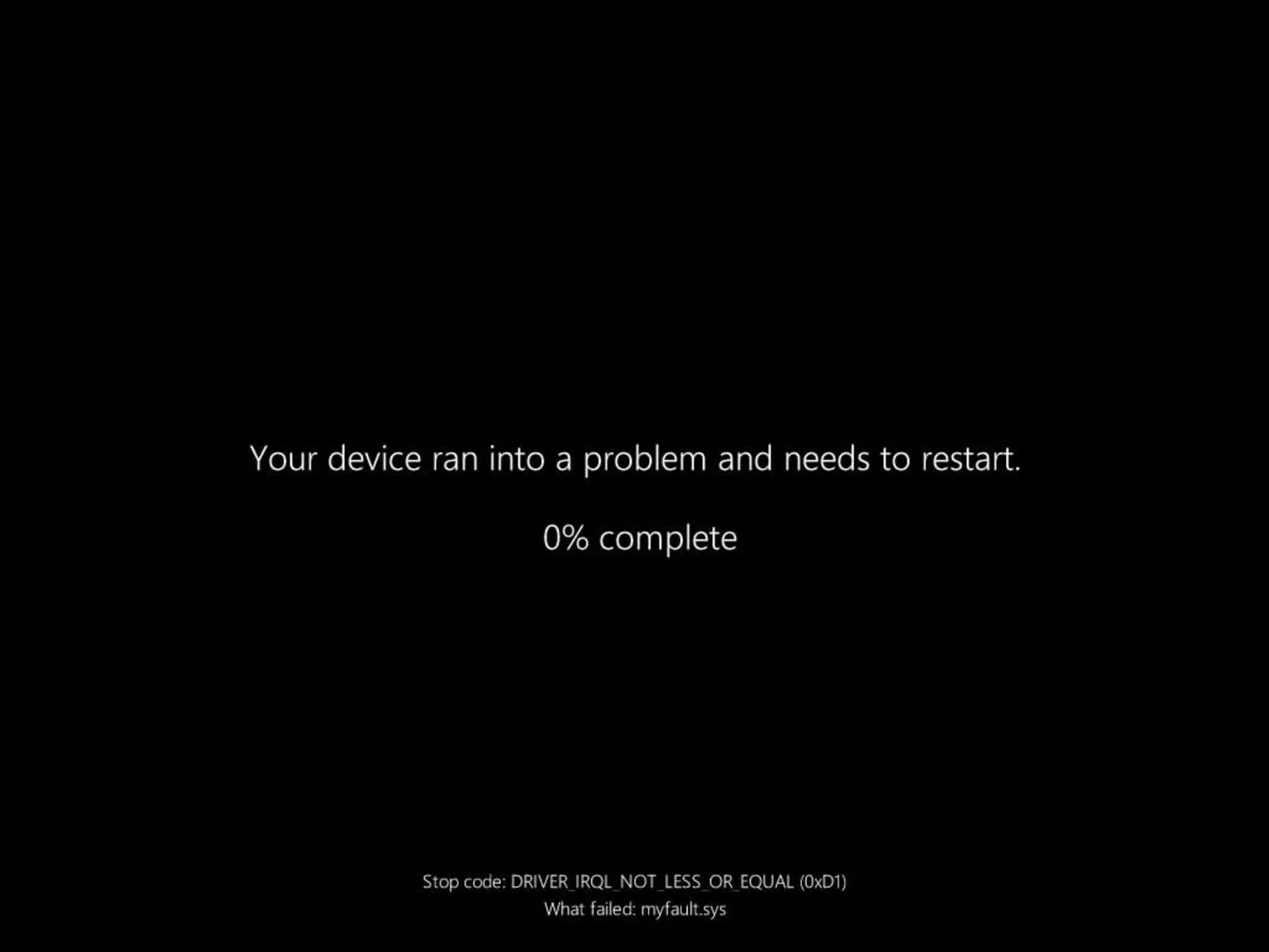 صفحه‌ی سیاه مرگ ویندوز ۱۱