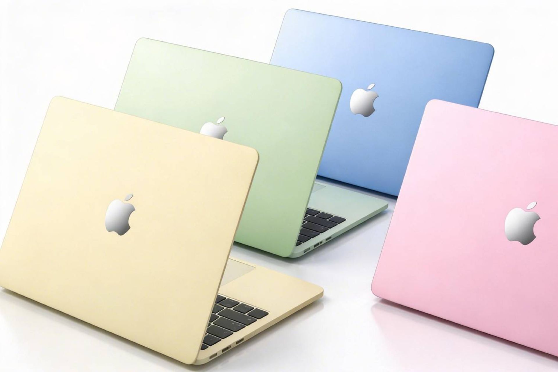 مک بوک رنگی اپل