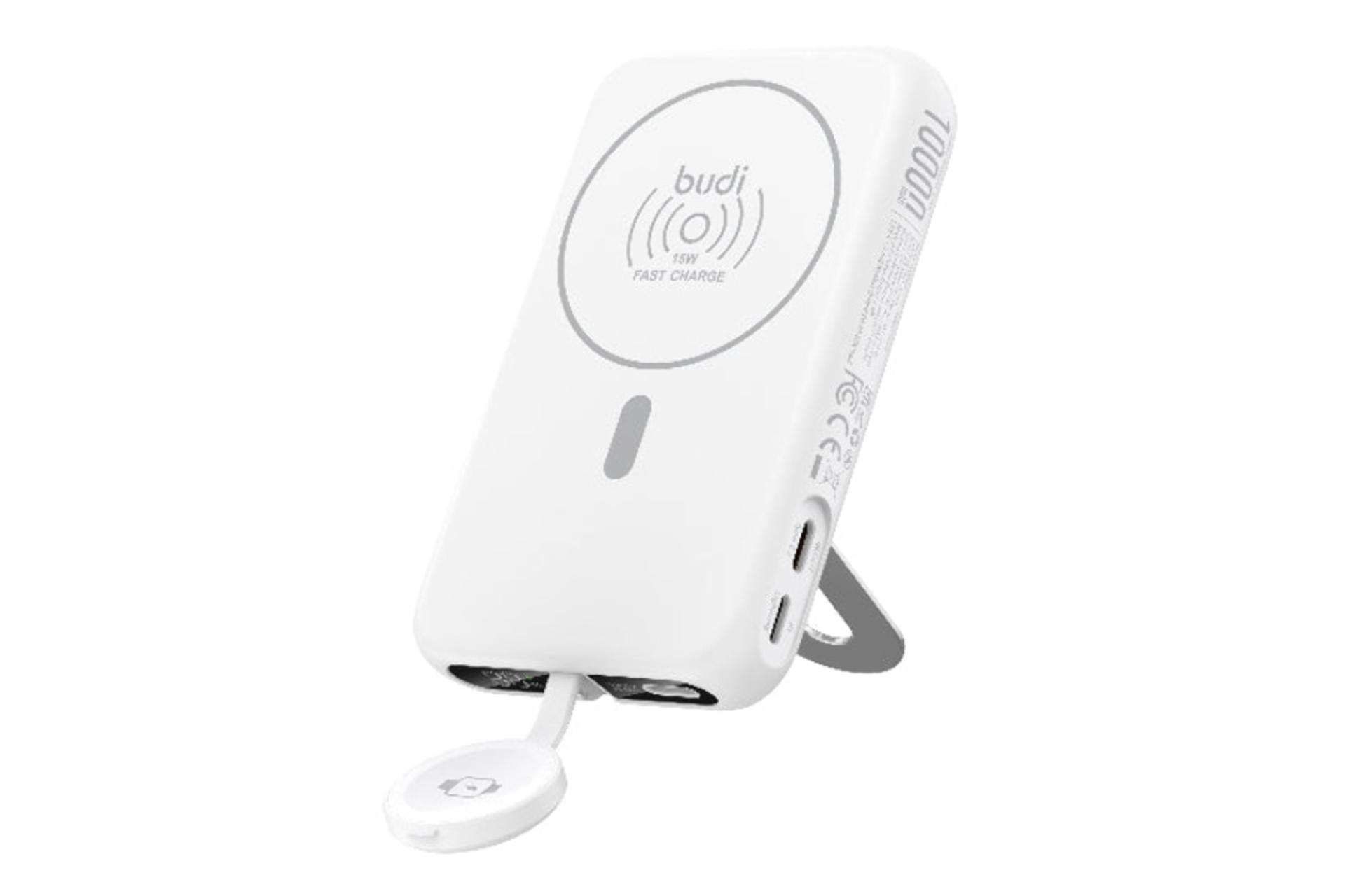 پاور بانک بودی Budi 2 in 1 Mag-e PB806W 10000mAh