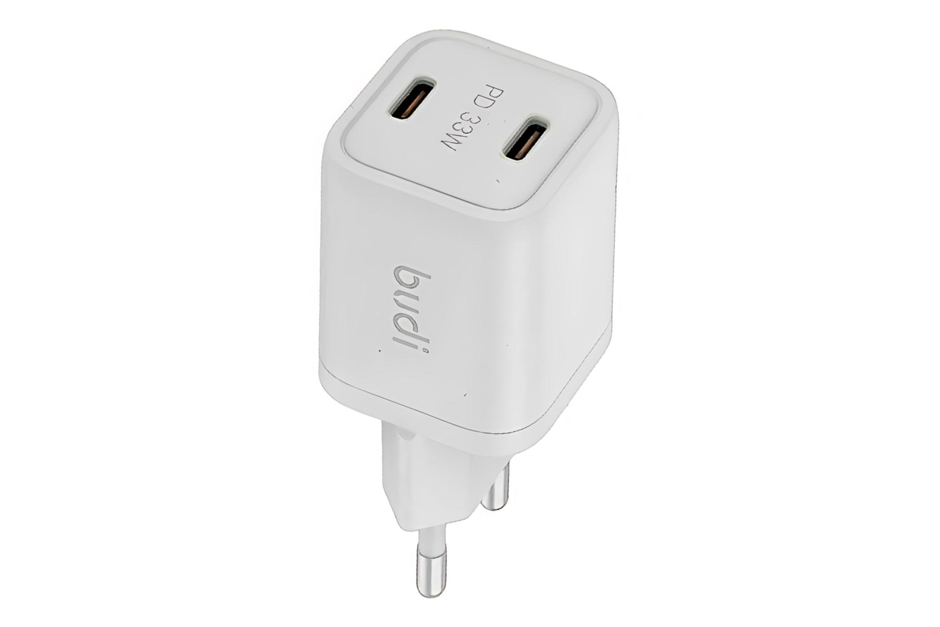 شارژر بودی Budi AC016RETTW With Type-C Cable