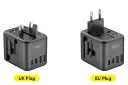 دوشاخه اروپایی و انگلیسی شارژر بودی Budi AC358B20