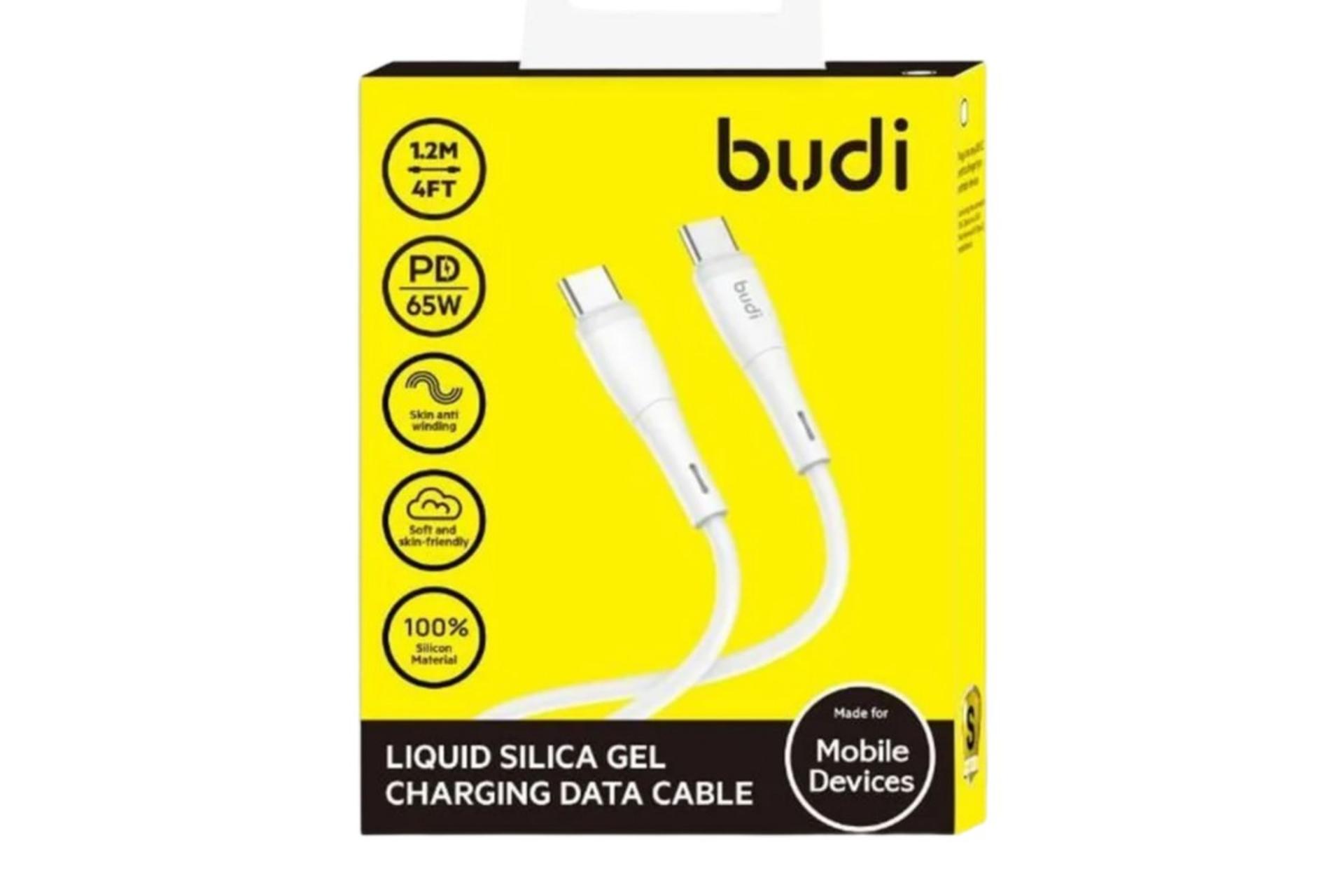 کابل شارژ بودی Budi DC237TT12W بسته بندی
