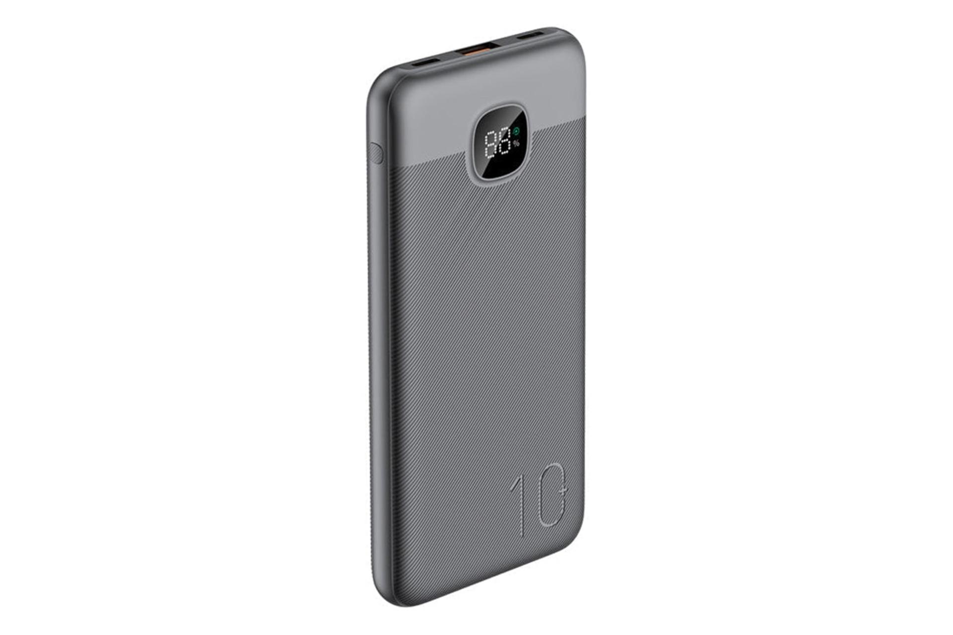 پاور بانک بودی Budi PB089B 10000mAh از نمای کناری