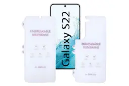 شفافیت محافظ صفحه نمایش گوشی بوف مدل Hydrogel-Matte مناسب سامسونگ Galaxy S22 به همراه محافظ پشت گوشی