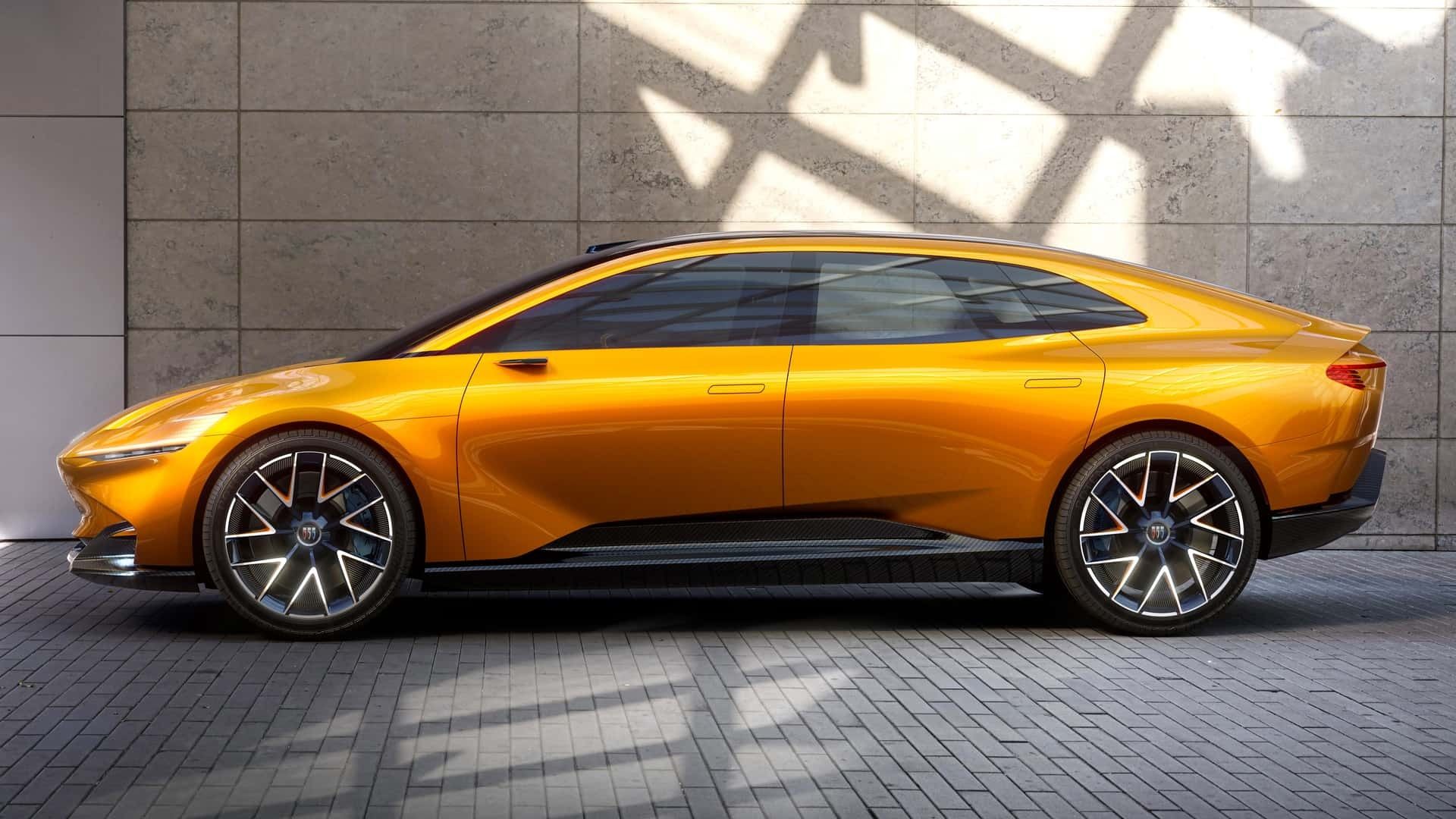 نمای جانبی خودرو بیوک الکترا GS