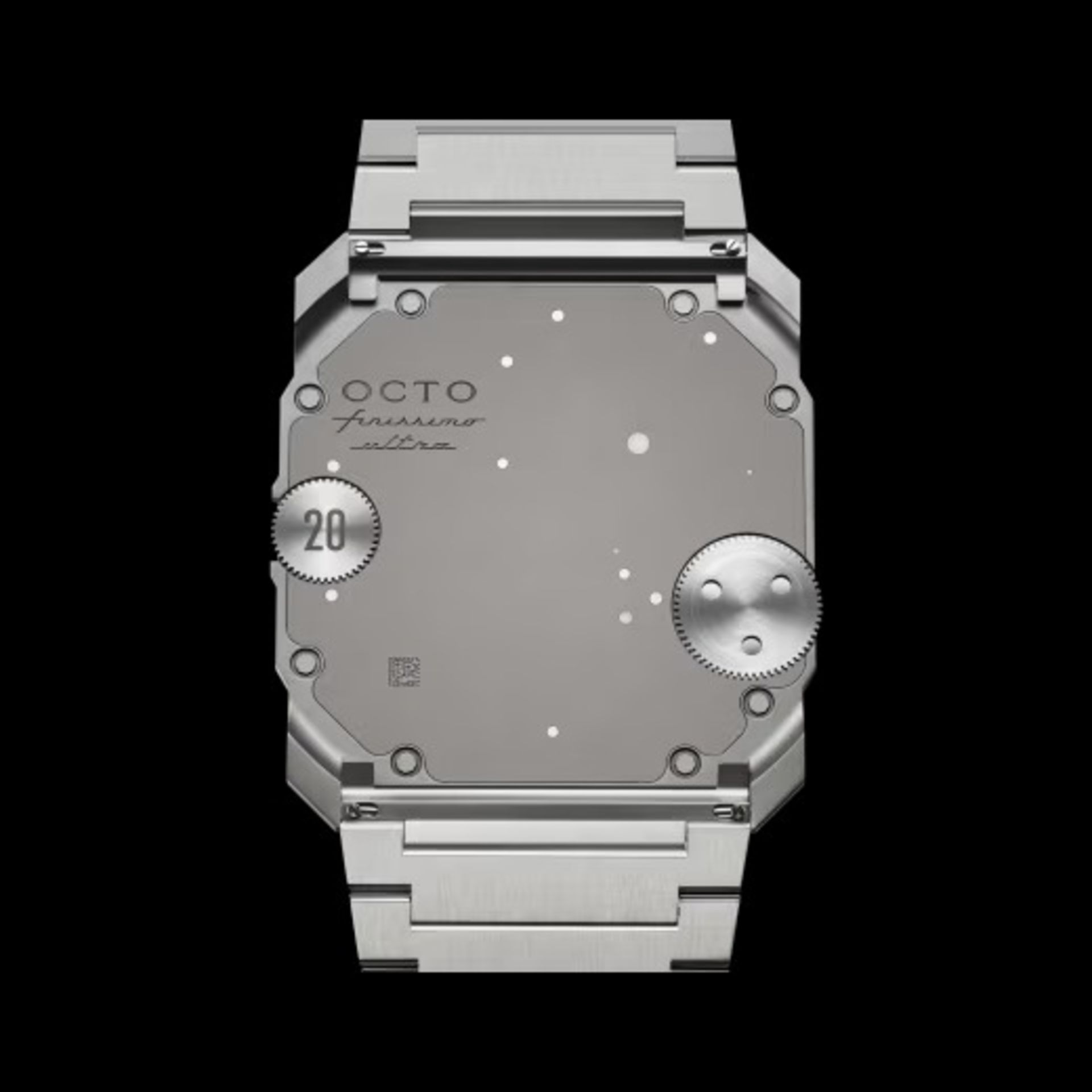 ساعت مکانیکی بولگاری مدل Octo Finissimo Ultra COSC از نمای پشت