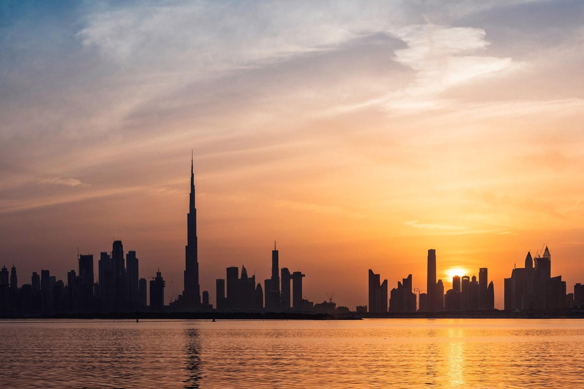 منظره برج خلیفه دبی