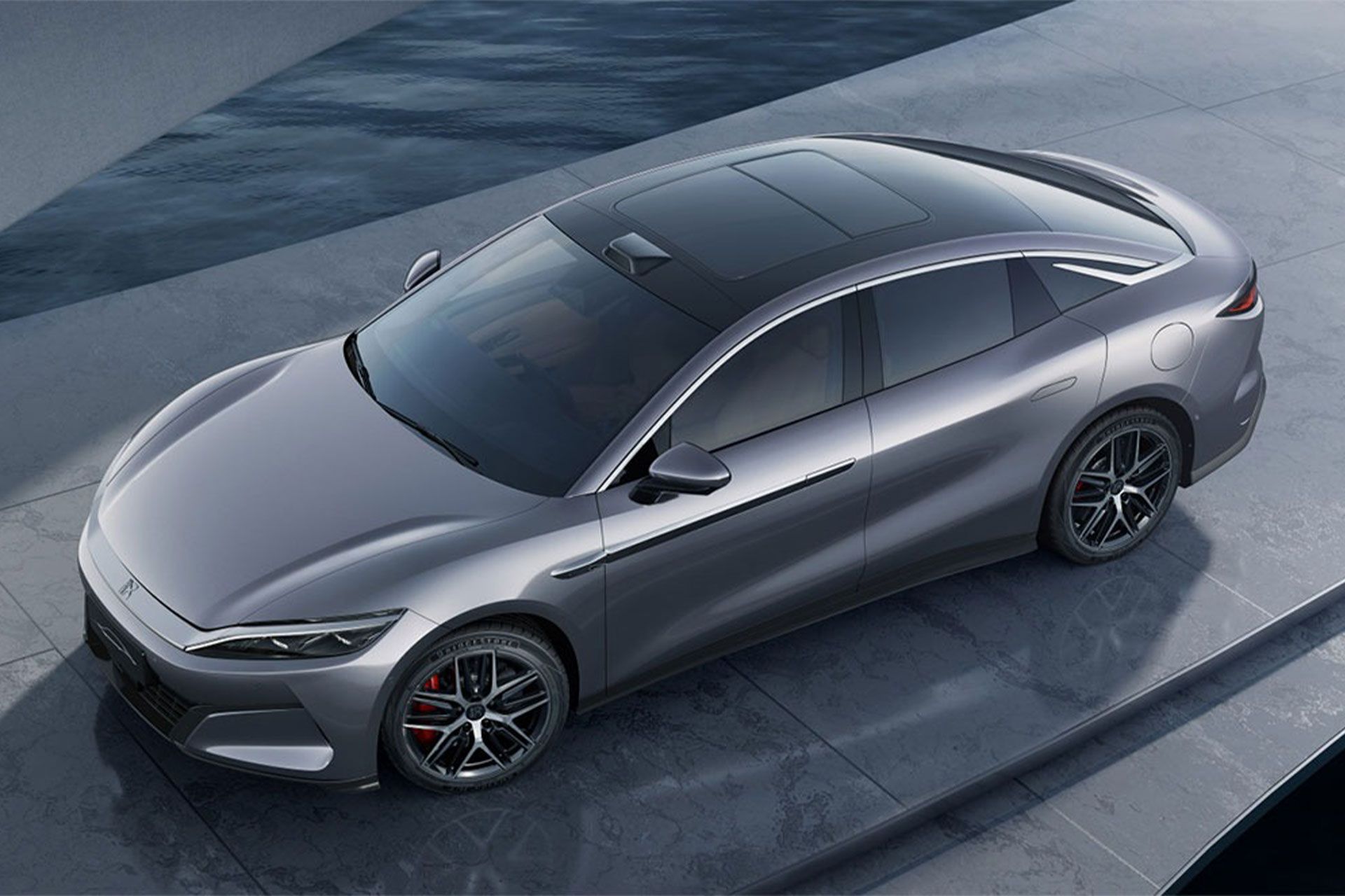 نمای بالا خودرو بی‌وای‌دی Han L