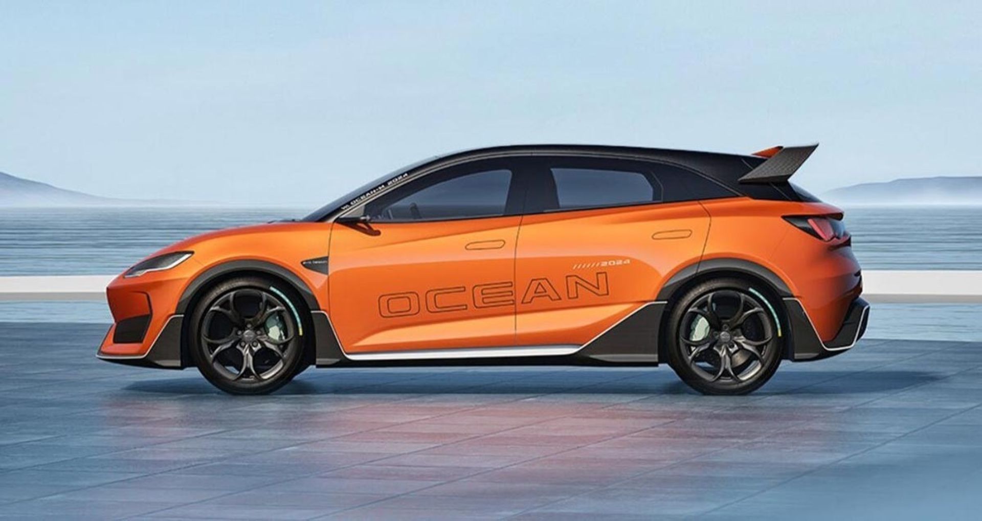 نمای جانبی خودرو BYD Ocean-M