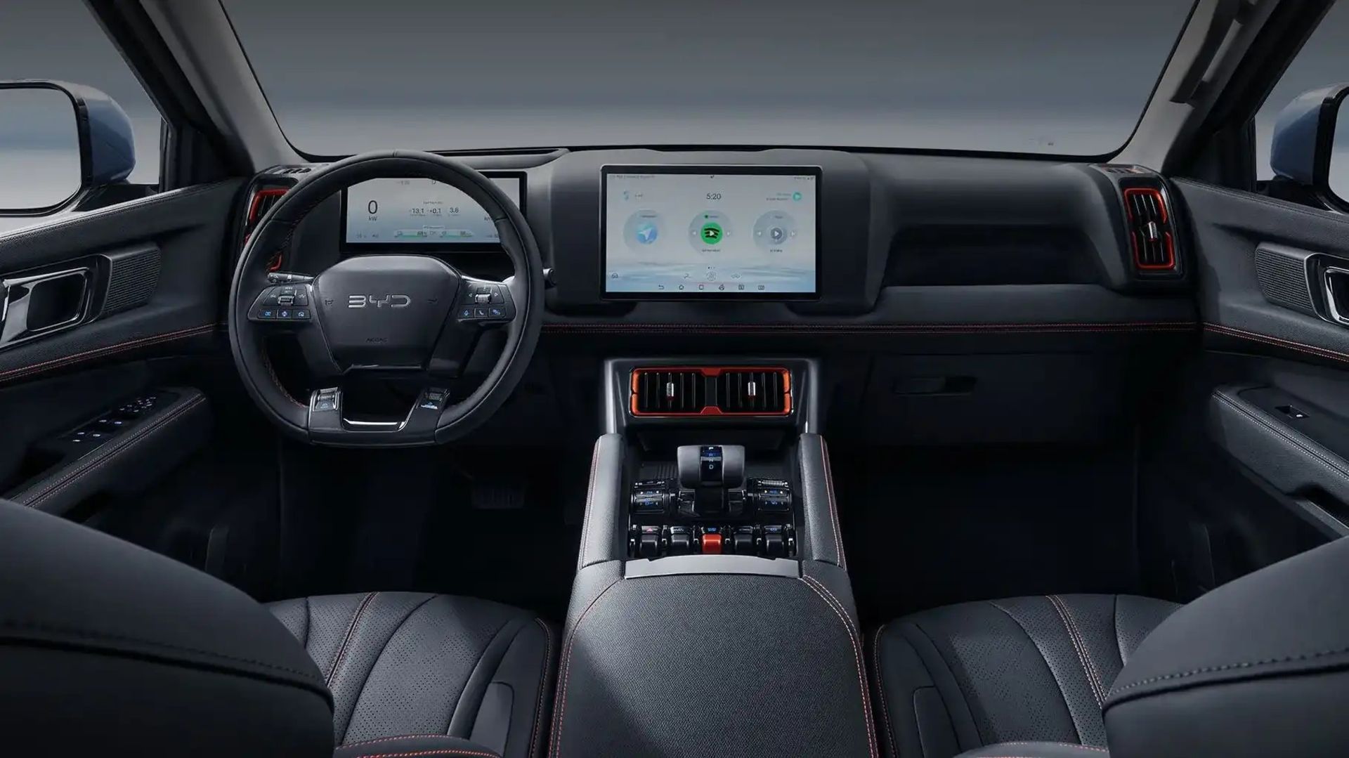 نمای داخلی خودرو BYD Shark