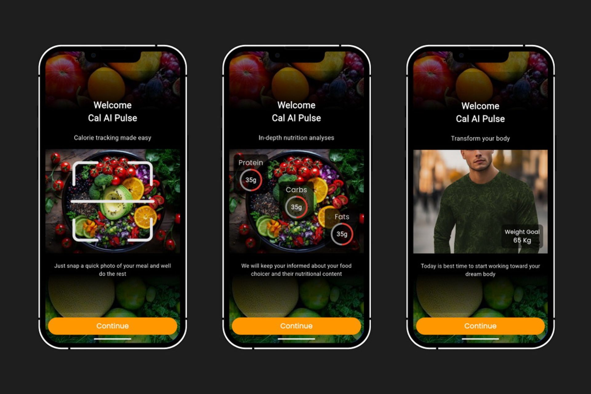 اسکرین‌شات اپلیکیشن کالری‌شمار Cal AI