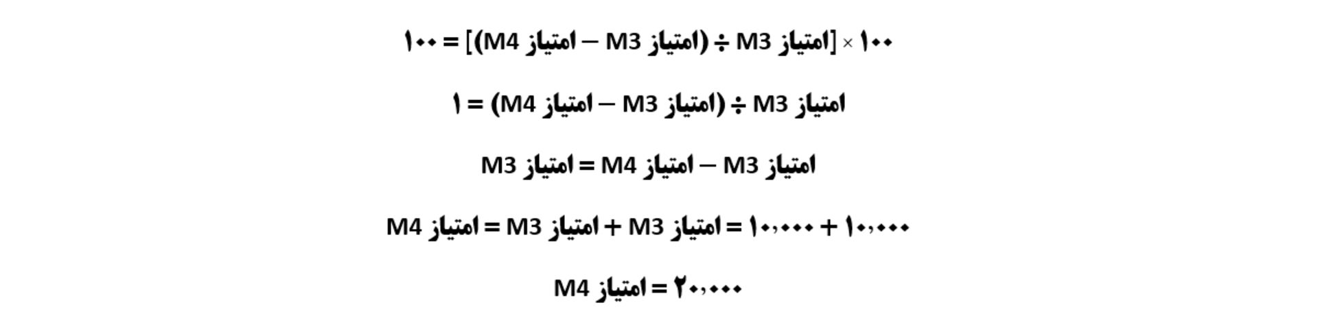 محاسبه چند برابر به چند درصد