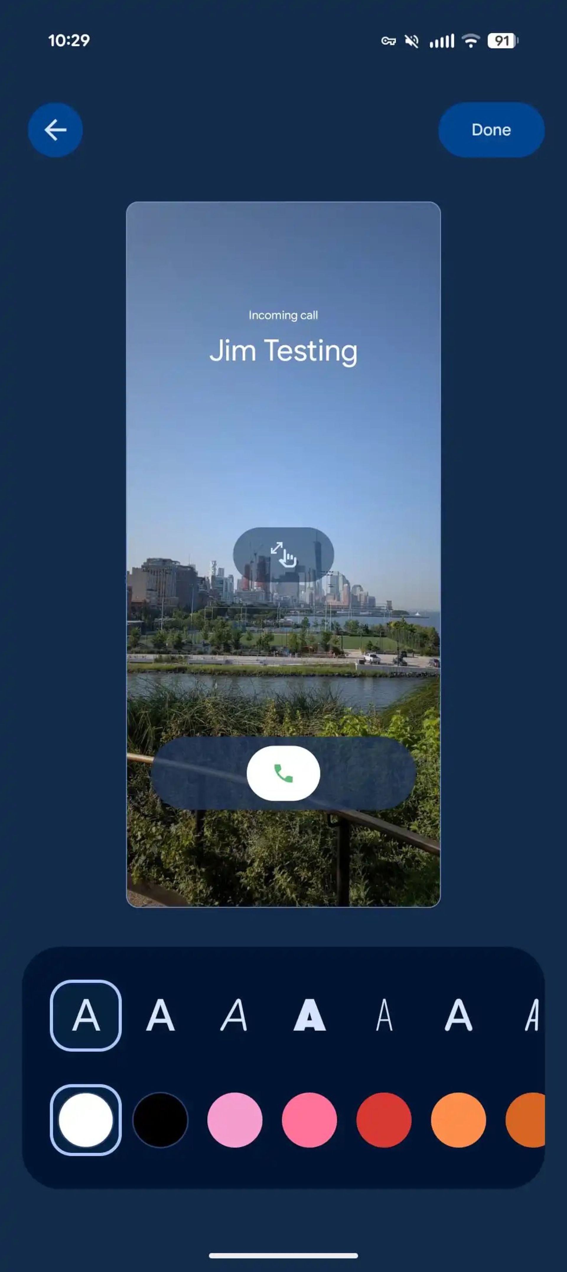 قابلیت Calling Card اپلیکیشن گوگل Phone