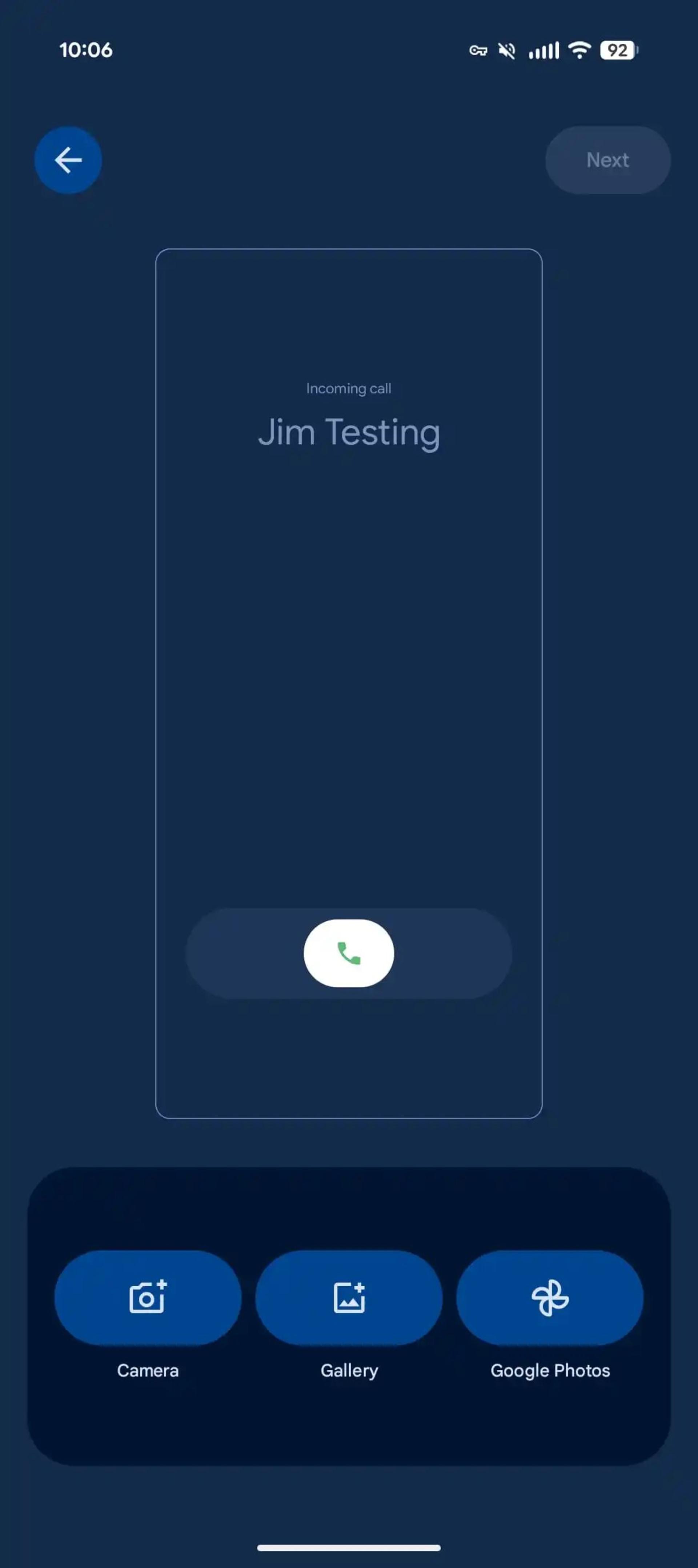 قابلیت Calling Card اپلیکیشن گوگل Phone