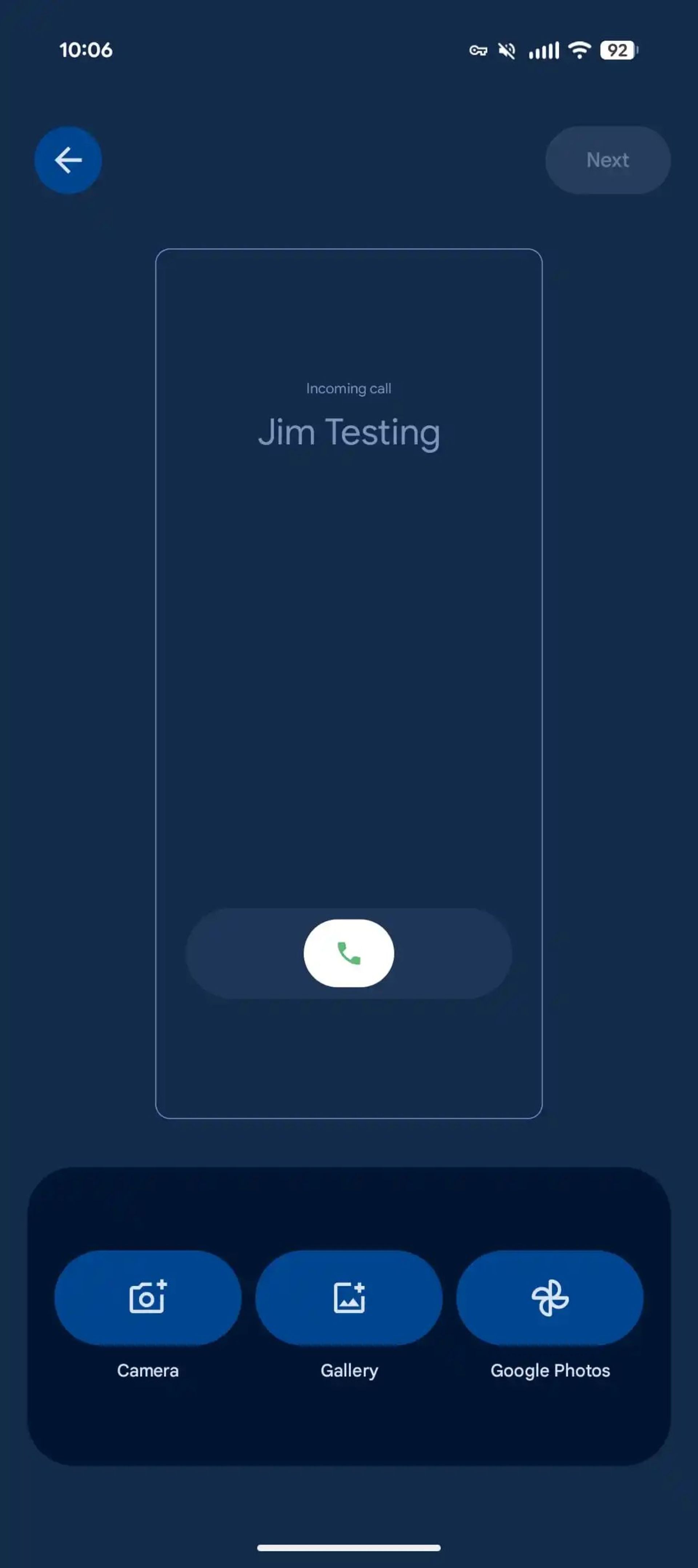 قابلیت Calling Card اپلیکیشن گوگل Phone