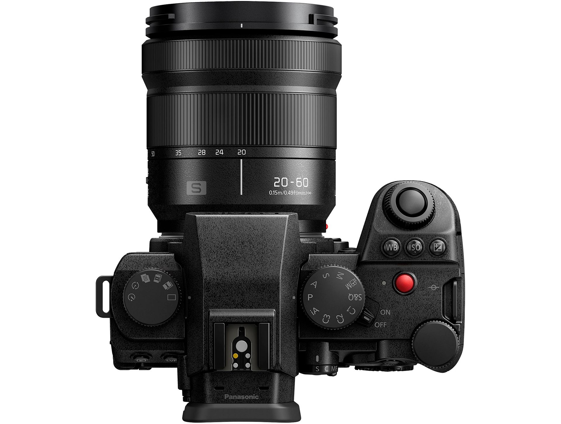 دوربین S5IIX از بالا با لنز