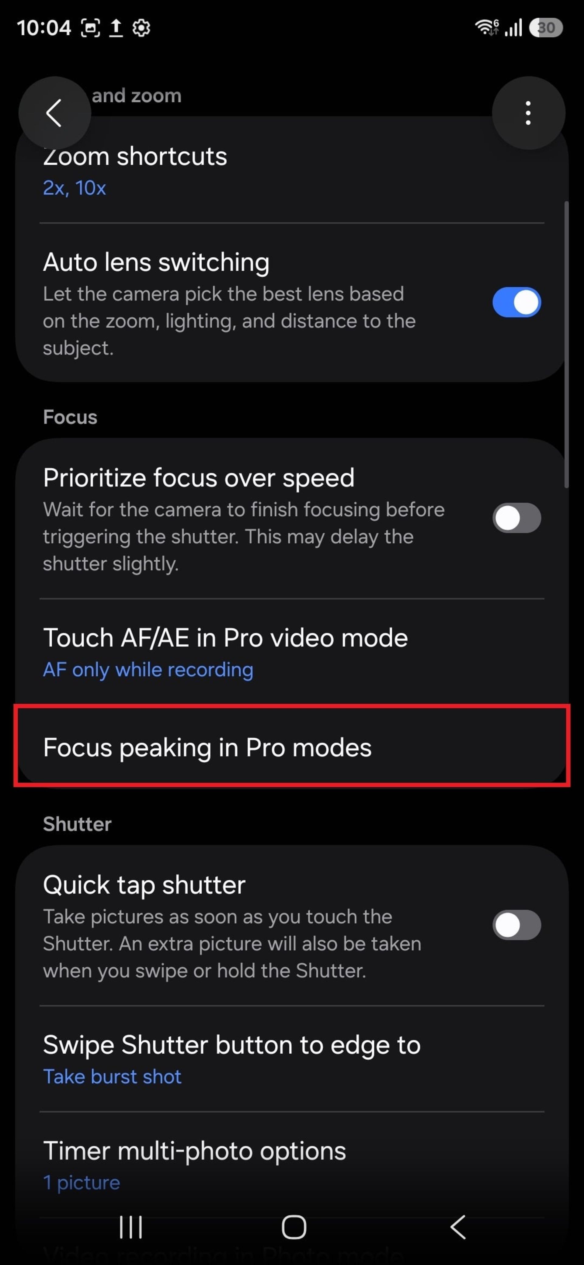 آپدیت اپلیکیشن Camera Assistant سامسونگ