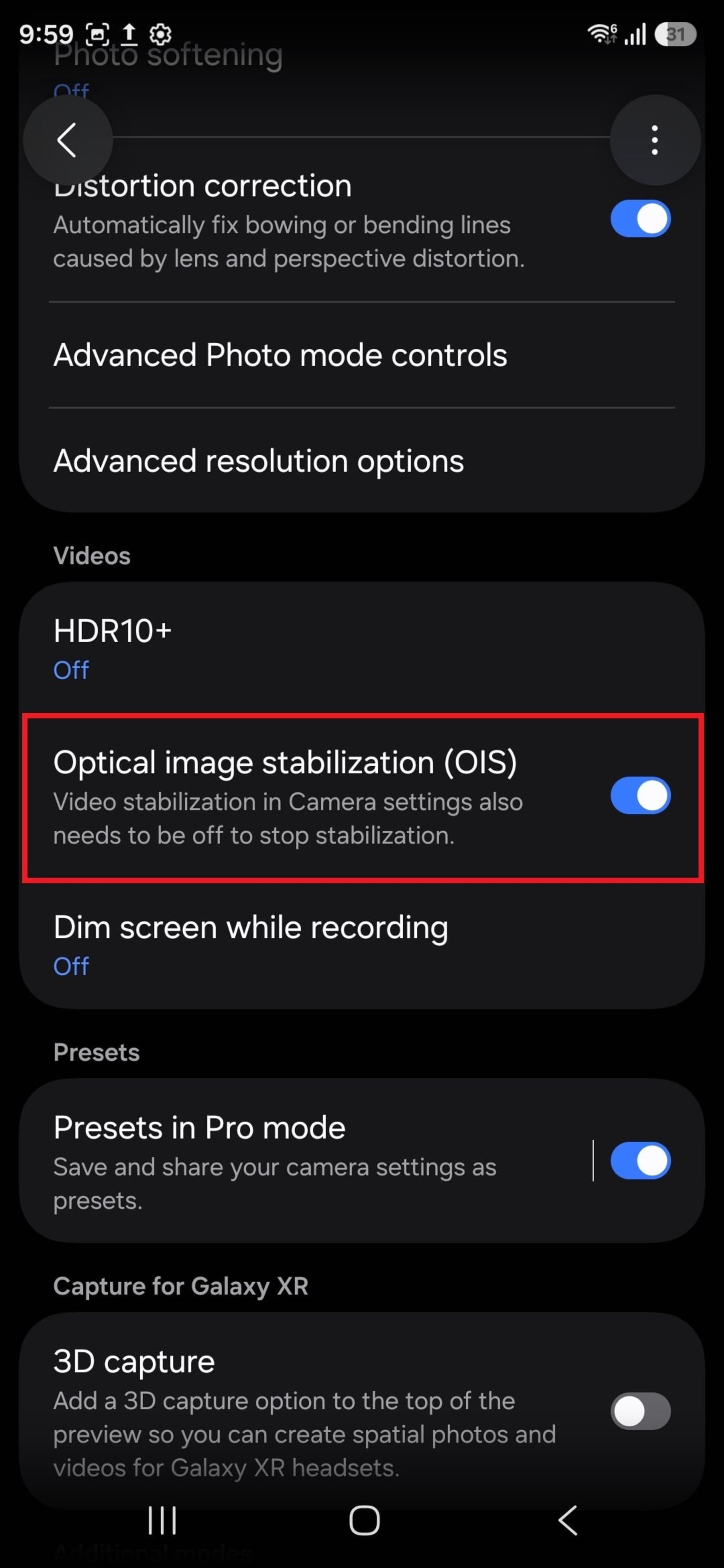 آپدیت اپلیکیشن Camera Assistant سامسونگ