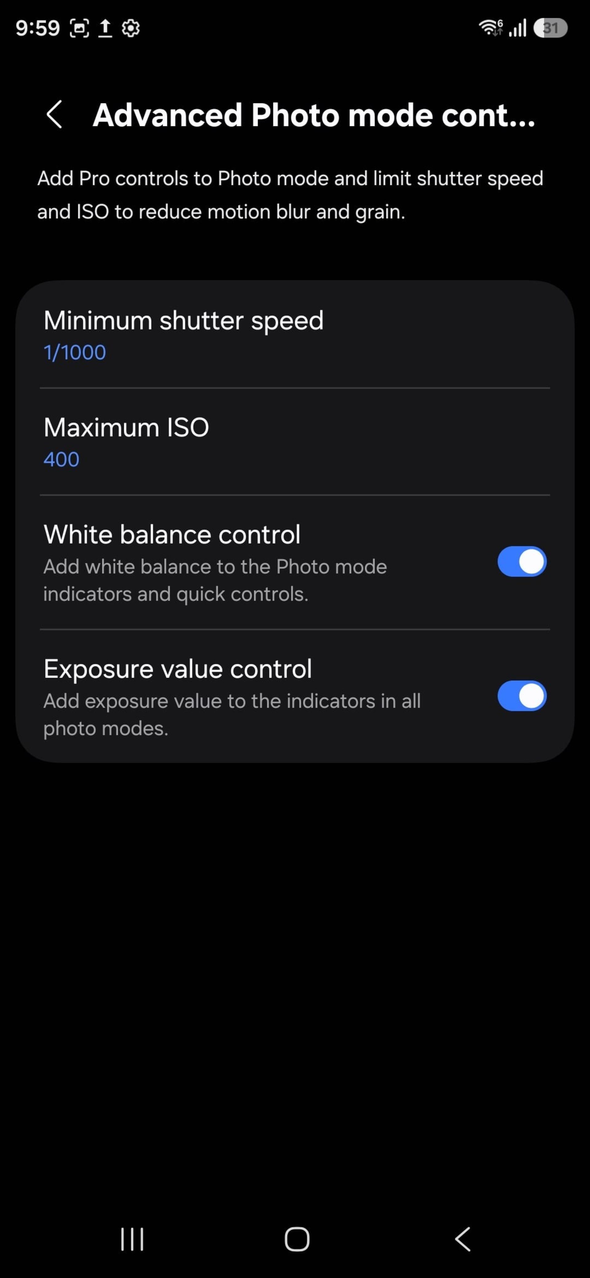 آپدیت اپلیکیشن Camera Assistant سامسونگ