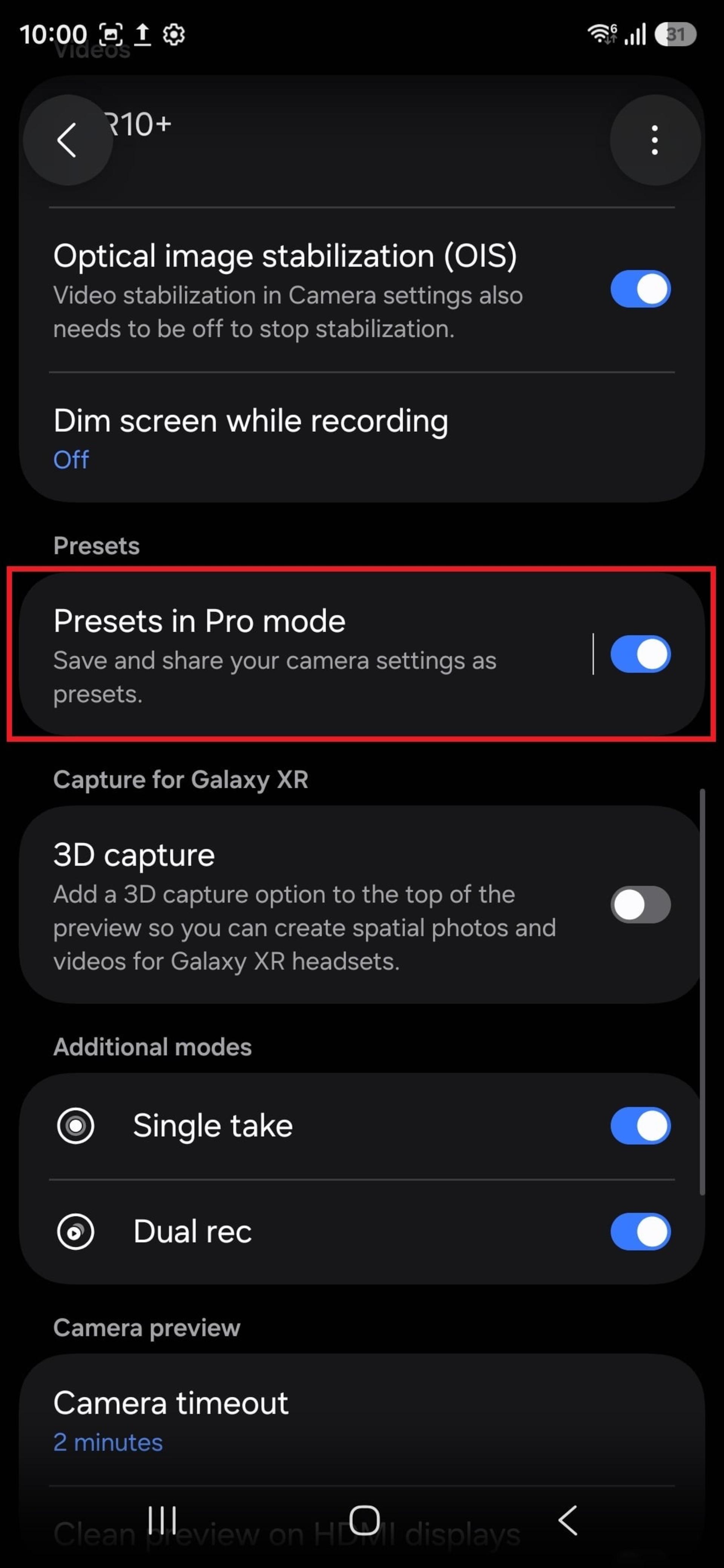 آپدیت اپلیکیشن Camera Assistant سامسونگ