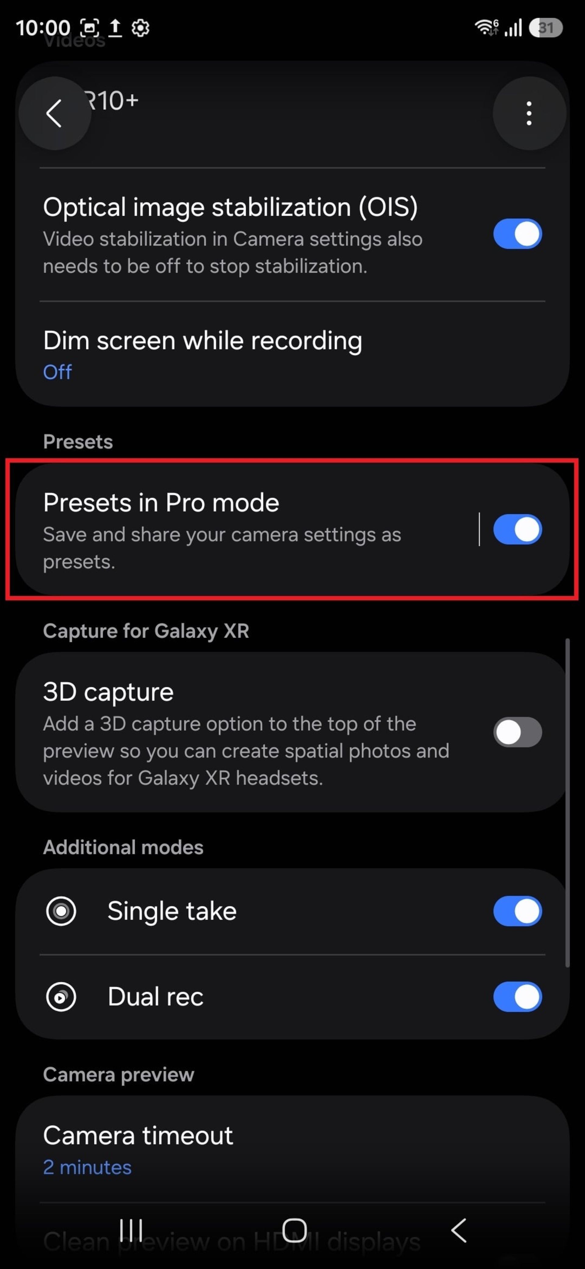 آپدیت اپلیکیشن Camera Assistant سامسونگ