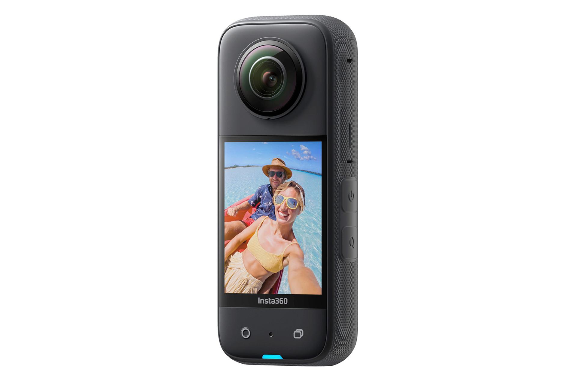 دوربین اینستا Insta360 X3 نمای جلو و راست