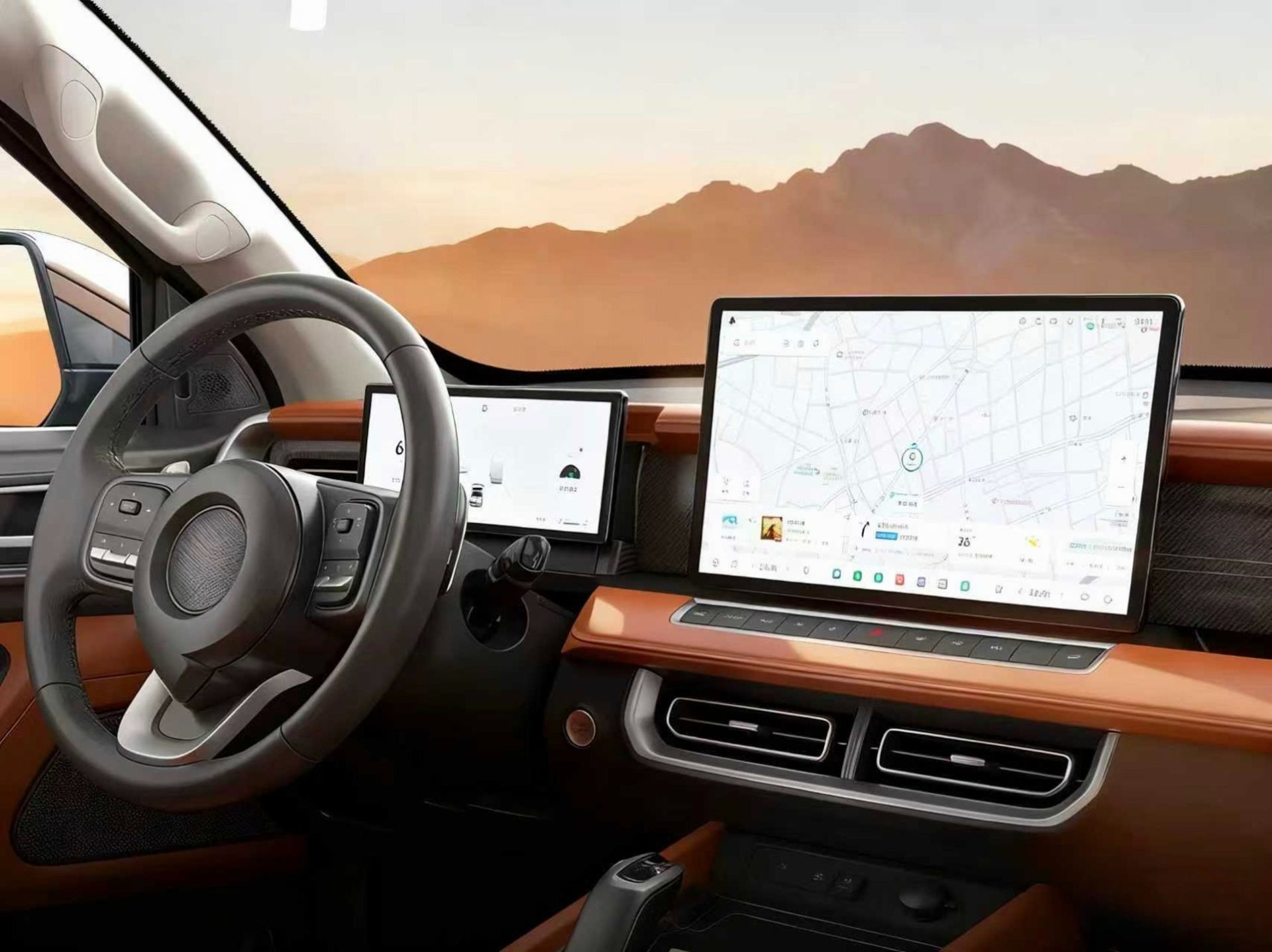 نمای داخل کابین پیکاپ کنون