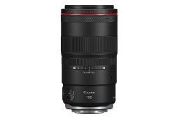 لنز کانن Canon RF 100mm F2.8L Macro IS USM نمای جانبی ایستاده