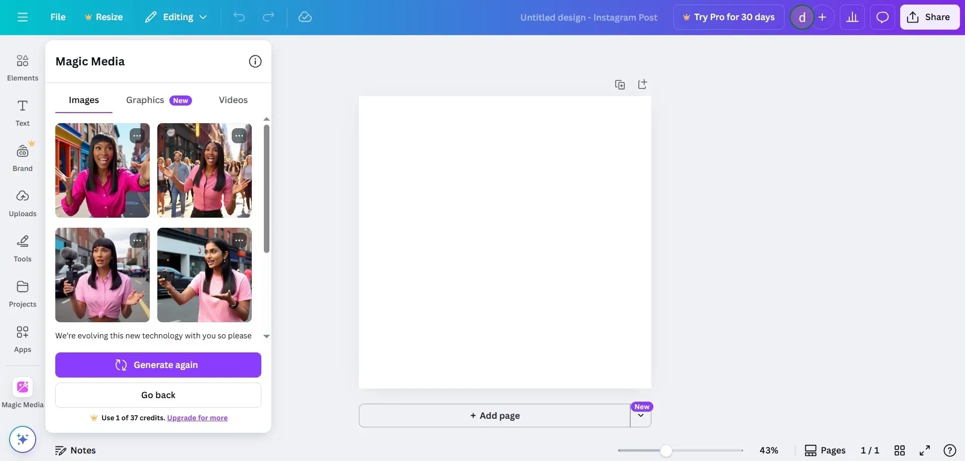 تبدیل متن به تصویر با Canva