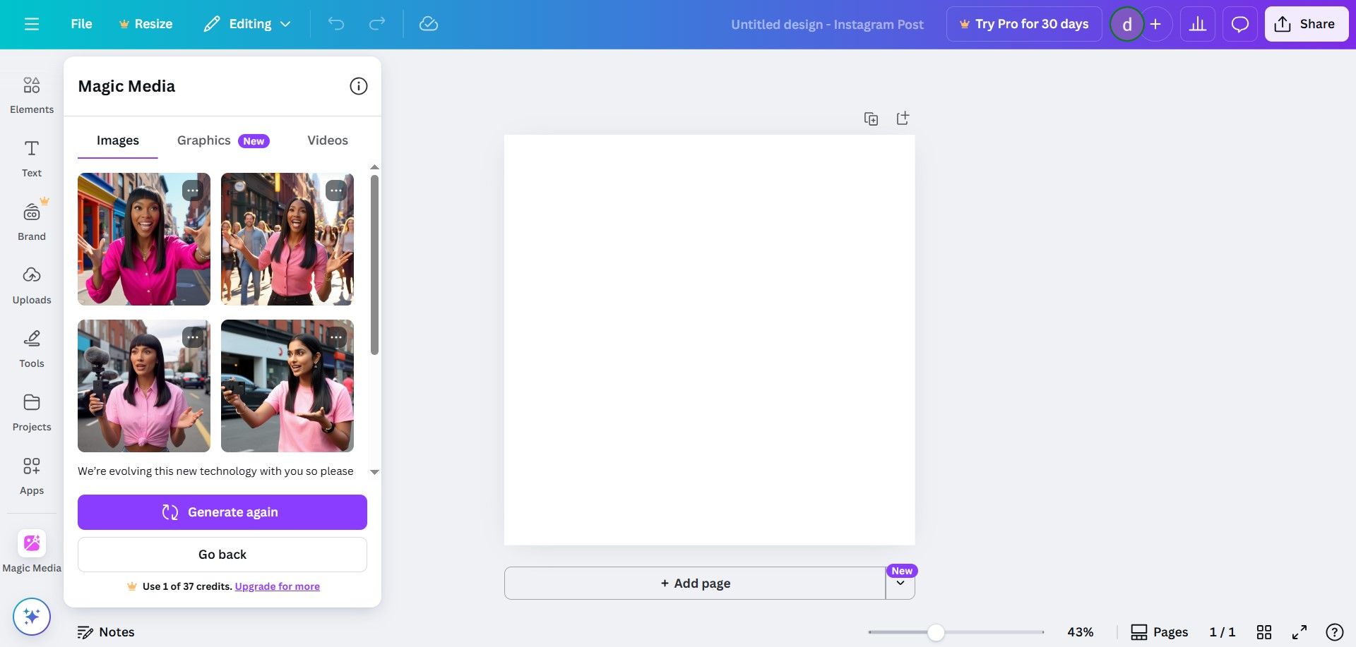 تبدیل متن به تصویر با Canva