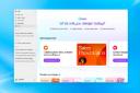 صفحه اصلی وب‌سایت طراحی کانوا (Canva) با گزینه‌های مختلف طراحی گرافیکی