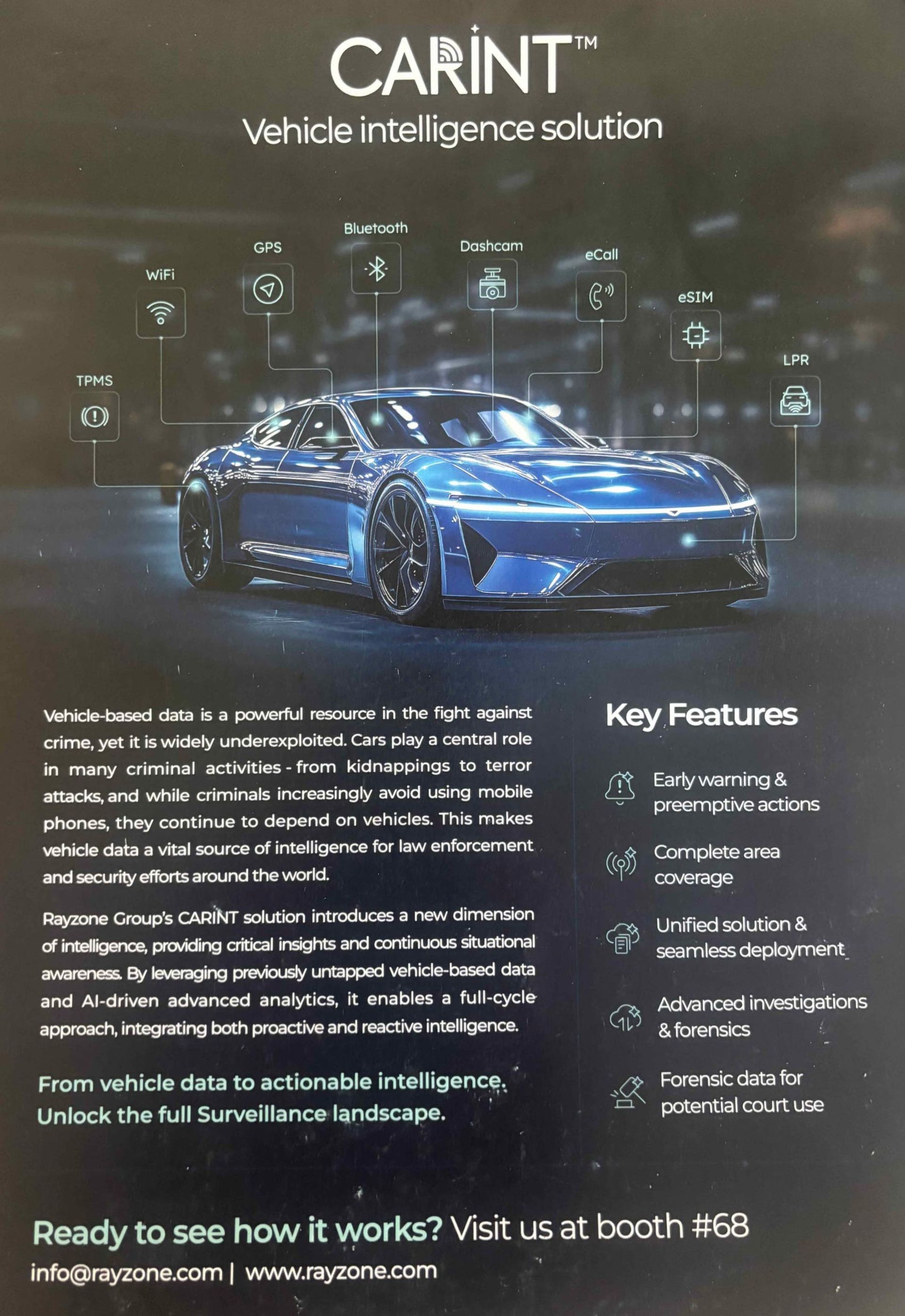 توضیحات انگلیسی در بروشور یک محصول نرم‌افزاری