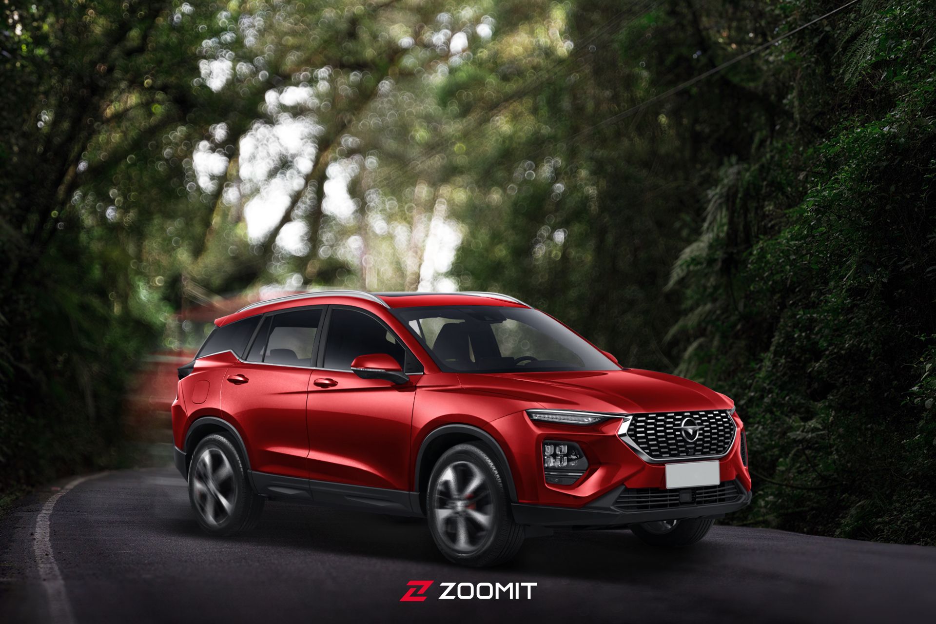 هایما اس ۸ قرمز از نمای کنار