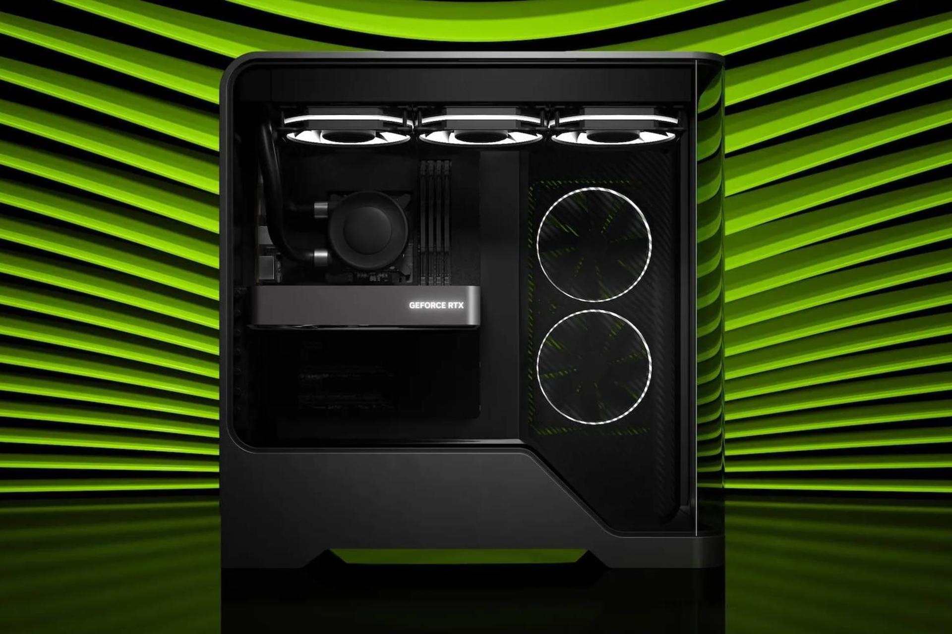 کیس مجهز به کارت گرافیک انویدیا RTX 5060