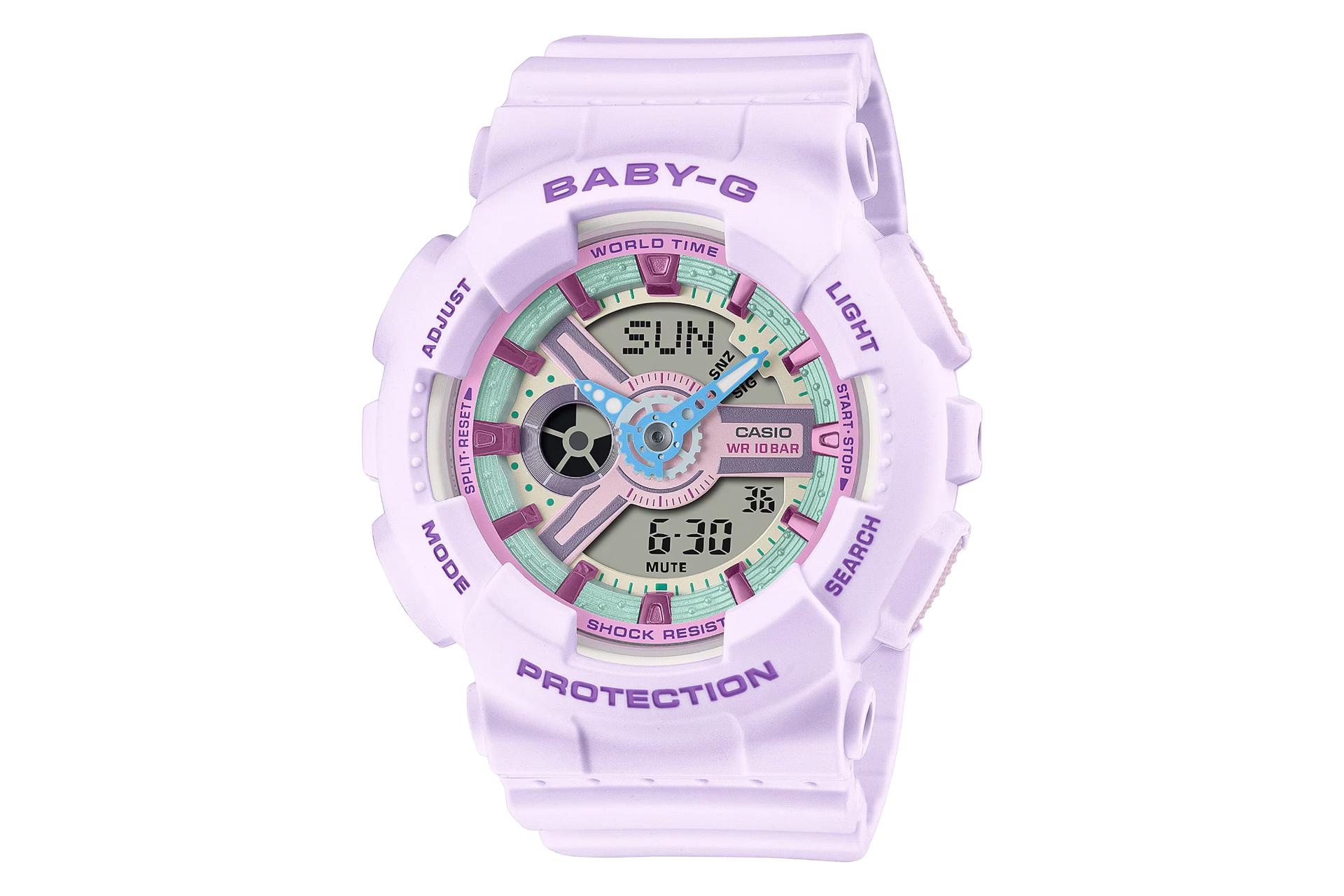 فریم و صفحه ساعت مچی بچه گانه کاسیو BABY-G BA-110XPM-6A