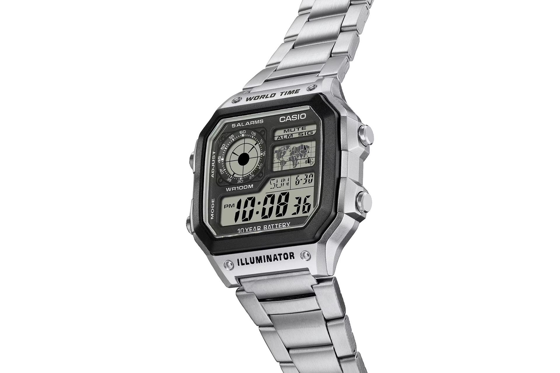سمت راست ساعت مچی مردانه کاسیو Casio Digital AE-1200WHD-1AV