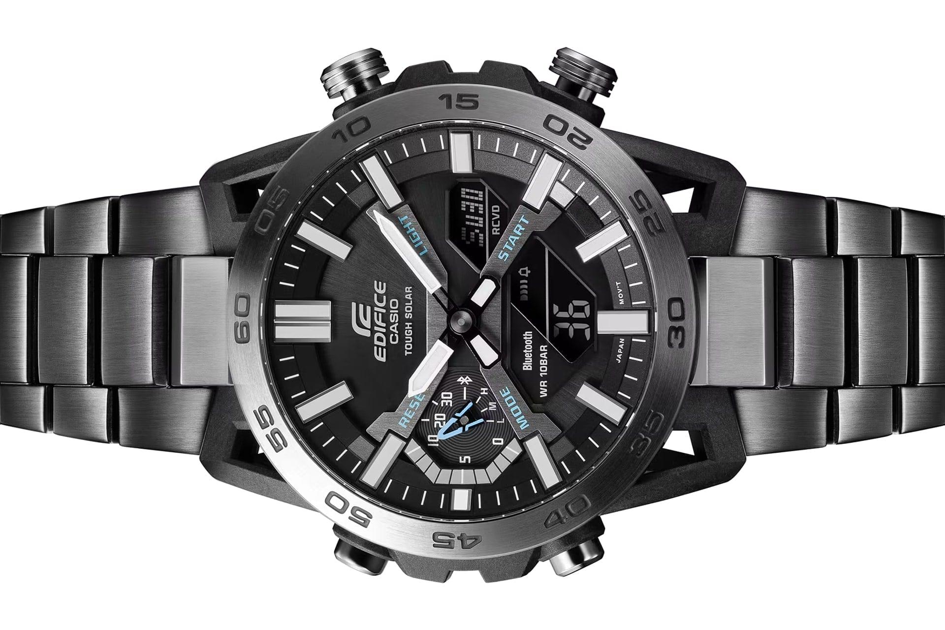 ساعت مچی مردانه کاسیو Casio Edifice ECB-2000DC-1A از نمای روبرو