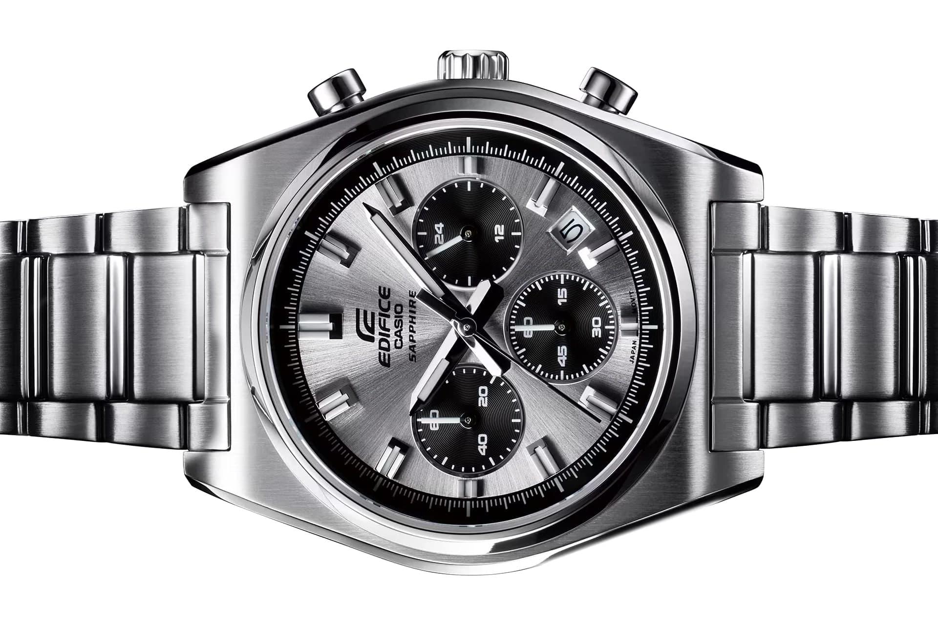 ساعت مچی مردانه کاسیو Casio Edifice EFB-730D-7AV از نمای روبرو