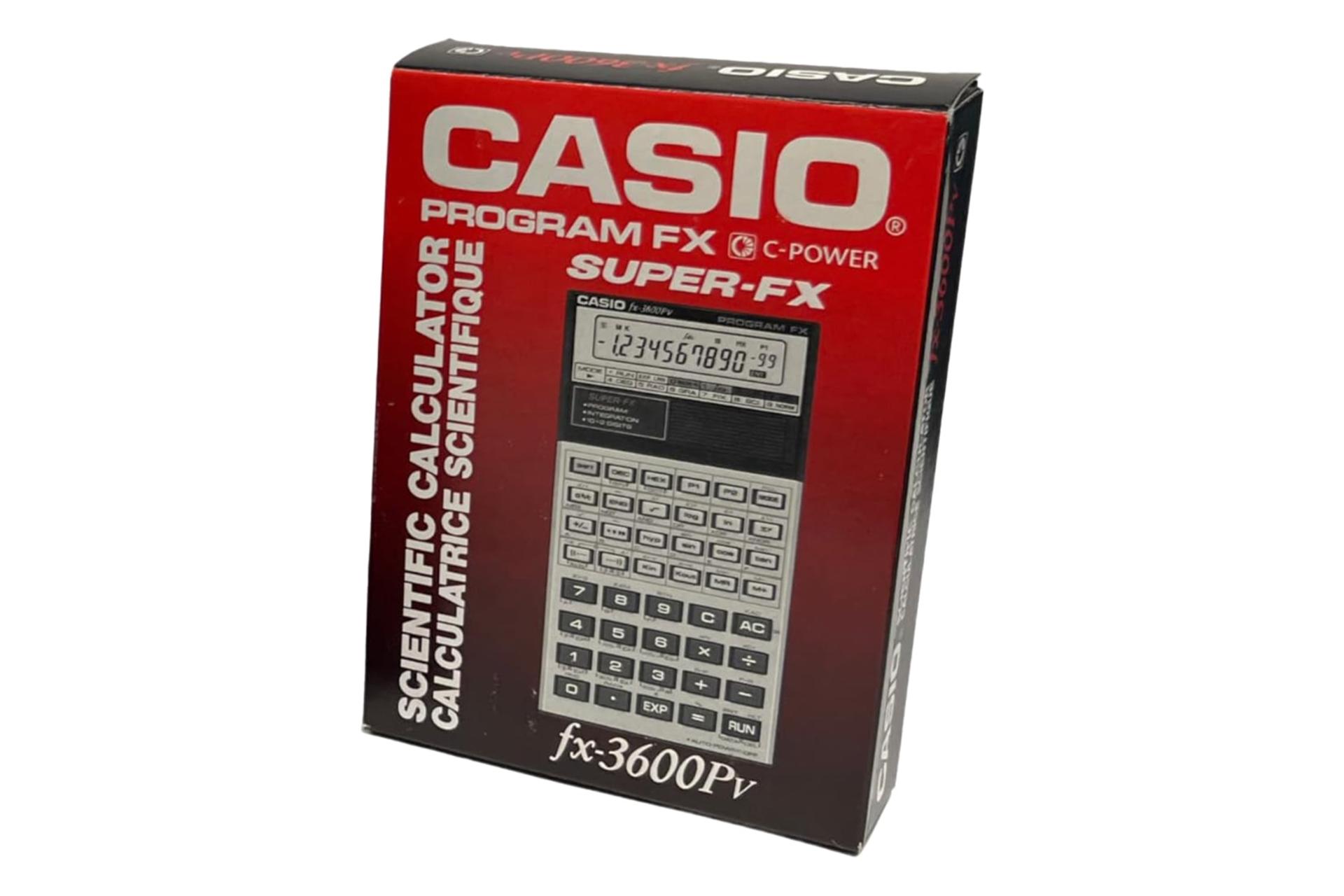 جعبه ماشین حساب کاسیو FX-3600PV
