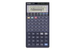 نمای پنل جلوی ماشین حساب کاسیو FX-4500PA با نمایشگر روشن و نمایش صفحه کلید