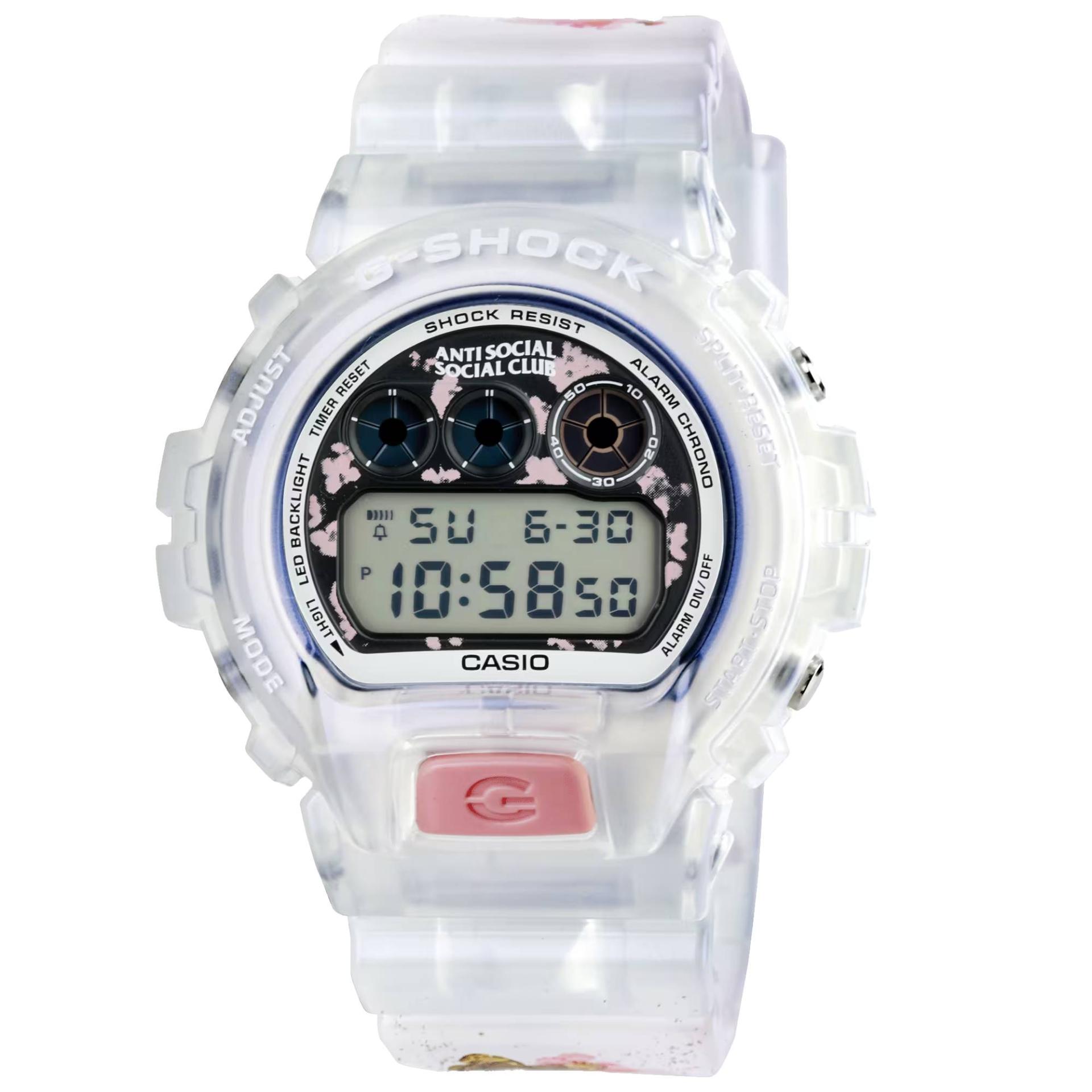 ساعت نیمه شفاف جی شاک DW6900ASSC25-7 کاسیو