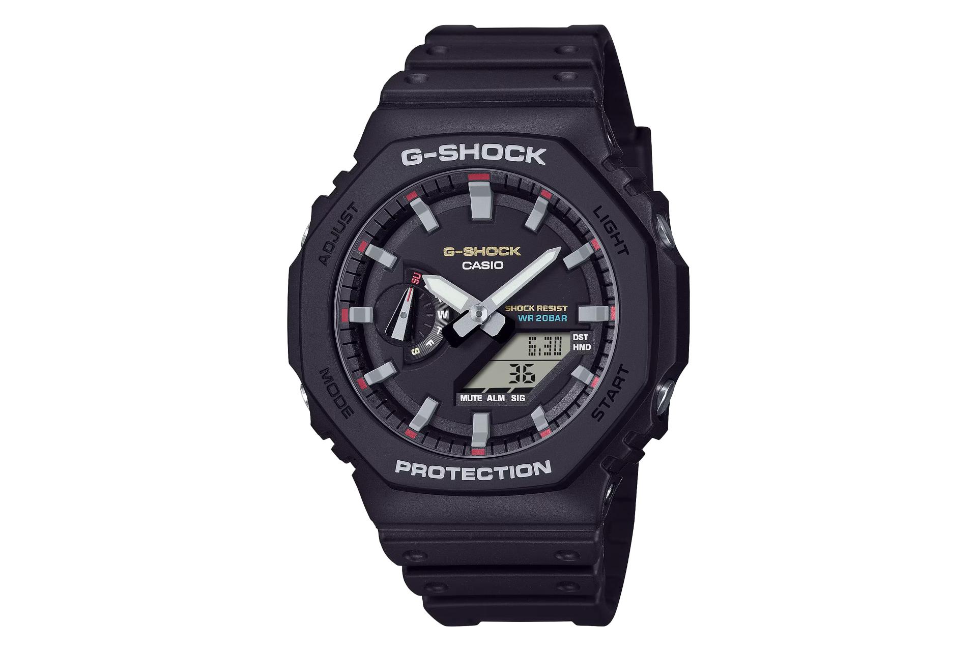 فریم و صفحه ساعت مچی مردانه کاسیو جی شاک GA-2100RL-1A