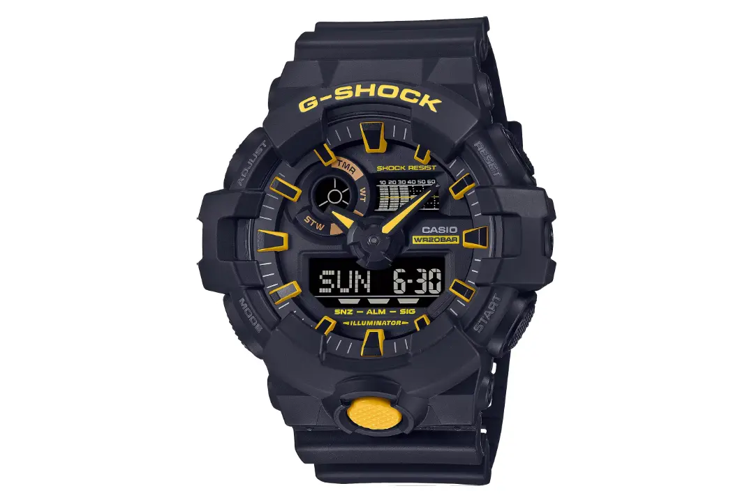 فریم و صفحه ساعت مچی مردانه کاسیو جی شاک GA-700CY-1A