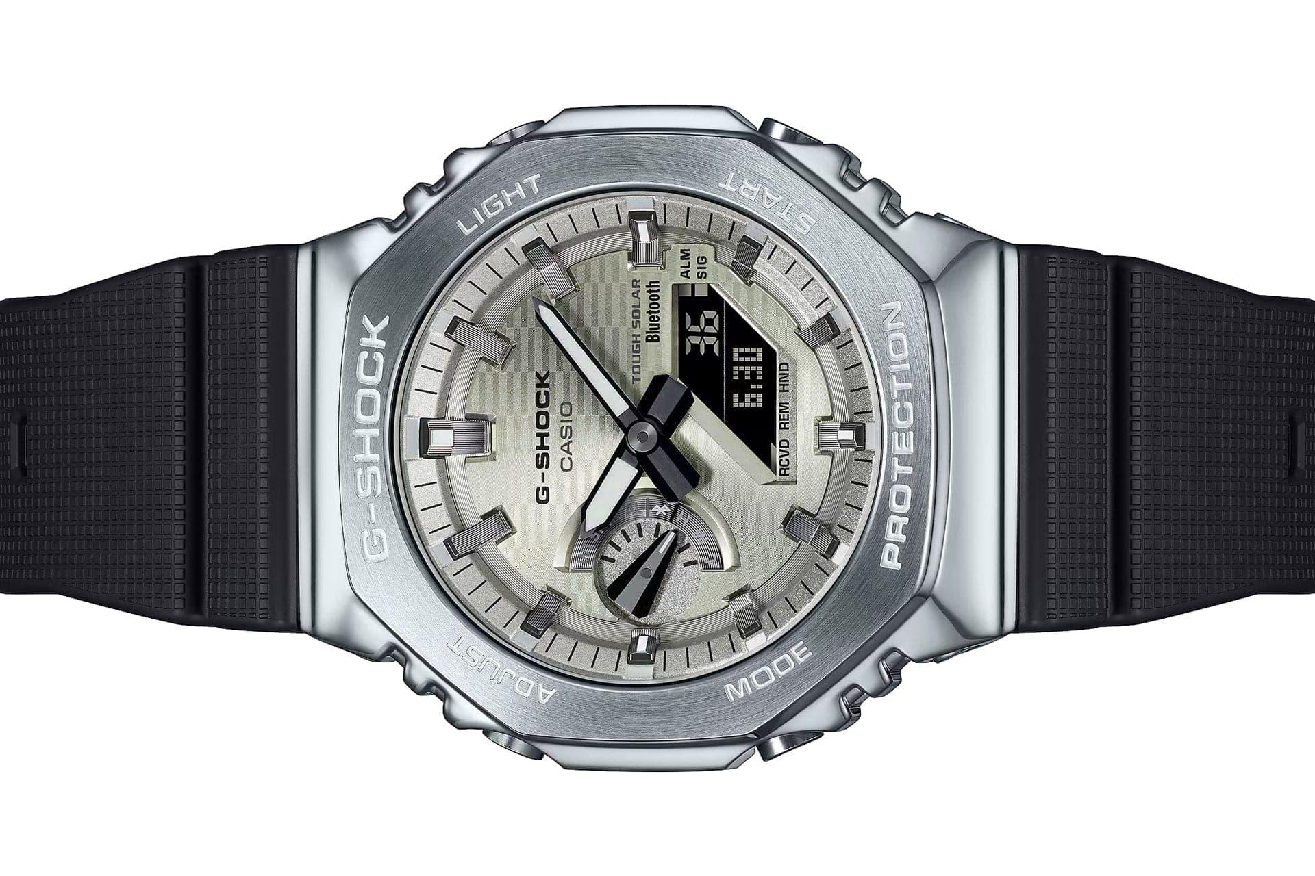 ساعت مچی مردانه کاسیو جی شاک Casio G-SHOCK GBM-2100A-8B از نمای روبرو