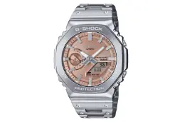 نمای جلوی ساعت مچی مردانه کاسیو جی شاک GM-B2100AD-5A با نمایش فریم و صفحه