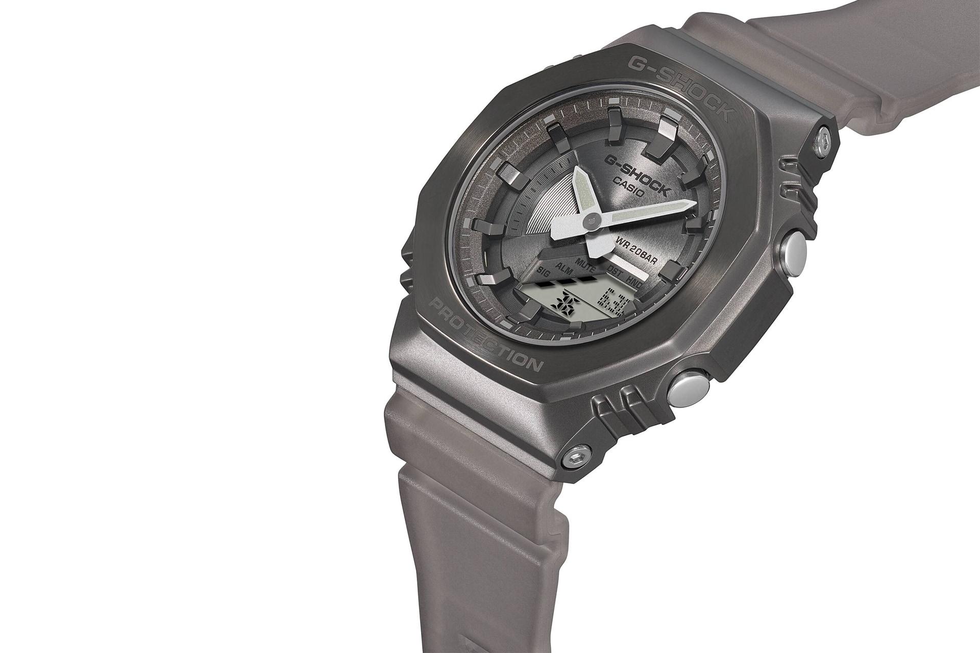 ساعت مچی زنانه کاسیو جی شاک Casio G-SHOCK GM-S2100MF-1A از نمای کناری